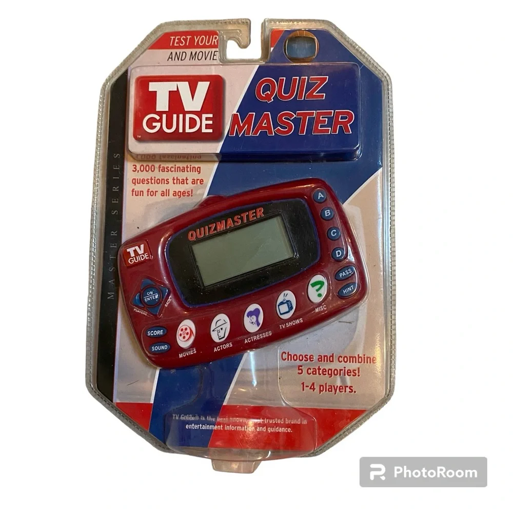 TV Guide Quiz Masters Handheld Video Game NIzp